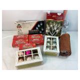 Christmas Lights & Vintage Bulbs & Misc