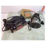 Porter Cable Router, Craftsman Belt Sander & Misc