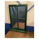 Mirrored Window Shelf