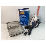 B&D Iron, Hair Dryer, Vacuum Bags & Misc