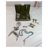 Cuff Links, Pins, Pin Knife & Misc