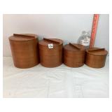 Wooden Canisters