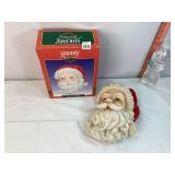 Holiday Traditions Musical Singing Santa Head