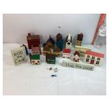Small Wooden Buildings & Signs