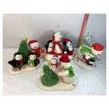Hallmark Snowmen & Penguin Decor