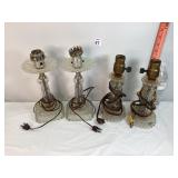 Vintage Glass Lamps
