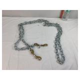 Approx 10' Chain with 2 Hooks