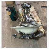 Ceiling Fan, Outdoor Light & Lantern