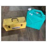 Toolbox and 6 Gal Water Jug
