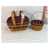 Longaberger Baskets w/Liners & Protectors