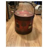 Decorative Wooden Bent Wood Box Approx 14' x 14'