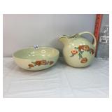 Halls Pitcher & Bowl