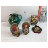 Pitcher, Ginger Jar, Turkey S&P & Misc