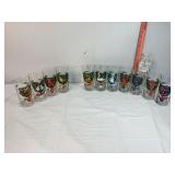 Twelve Days of Christmas Glasses, No 5th Day