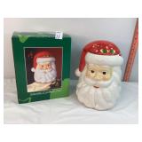 Santa Cookie Jar