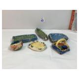 Assorted Clay Decorative Pieces