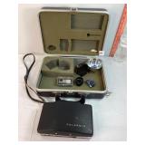 Vintage Polaroid Land Camera & Accessories w/Key