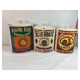 Roshco Inc. Corner Grocery Canisters