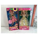 Sunflower and Ribbons & Roses Barbies
