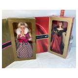 Avon Winter Rhapsody & Winter Splendor Barbies