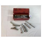 Vintage Metal Hair Clips & Curlers