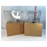 2 Rubbermaid Drink Dispensers