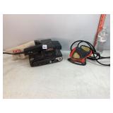 Skil Belt Sander & B&D Mouse