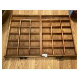 2 Wooden Drawers