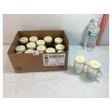 16 Golden Harvest Glass Jar S&P Shakers