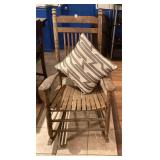 Rocking Chair and Pillow