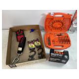 Griping Discs, Carabiners & B&D Bit Set Incomplete