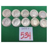 10 - 1960-1964 Roosevelt Dimes