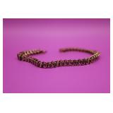 10k Pink Diamond 7.5' Tennis Bracelet