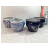 Vtg Asian Planters