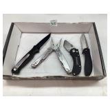 Leatherman & Assorted Knives