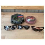 Trimmer Line & Safety Glasses