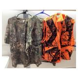Sz L, XL & 2XL Hunting Vest & Shirts