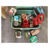 Assorted Hardware w/Tote