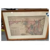 Railroads of Maryland & Delaware Map