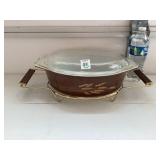 Pyrex Autumn Harvest Casserole Dish w/Lid & Server