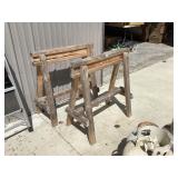 Wooden Sawhorses