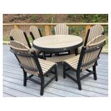 7pc ECCB Lifetime Dining Set SEE DESCRIPTION
