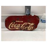 Vintage Metal Coca Cola Sign