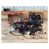 Assorted Cords, Charging Bases & Batteries