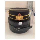 32nd Degree Scottish Rite Wings Down Dbl Eagle Cap