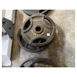 2 - 35lb Metal Weight Plates