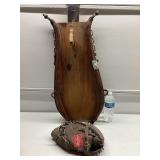 Horsehane Plaque & Vintage Ball Glove