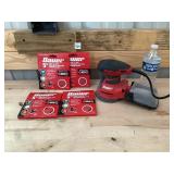 Bauer Orbital Sander w/Sanding Discs