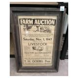 Farm Auction Sale Bill