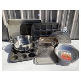 Assorted Bakeware & Strainers